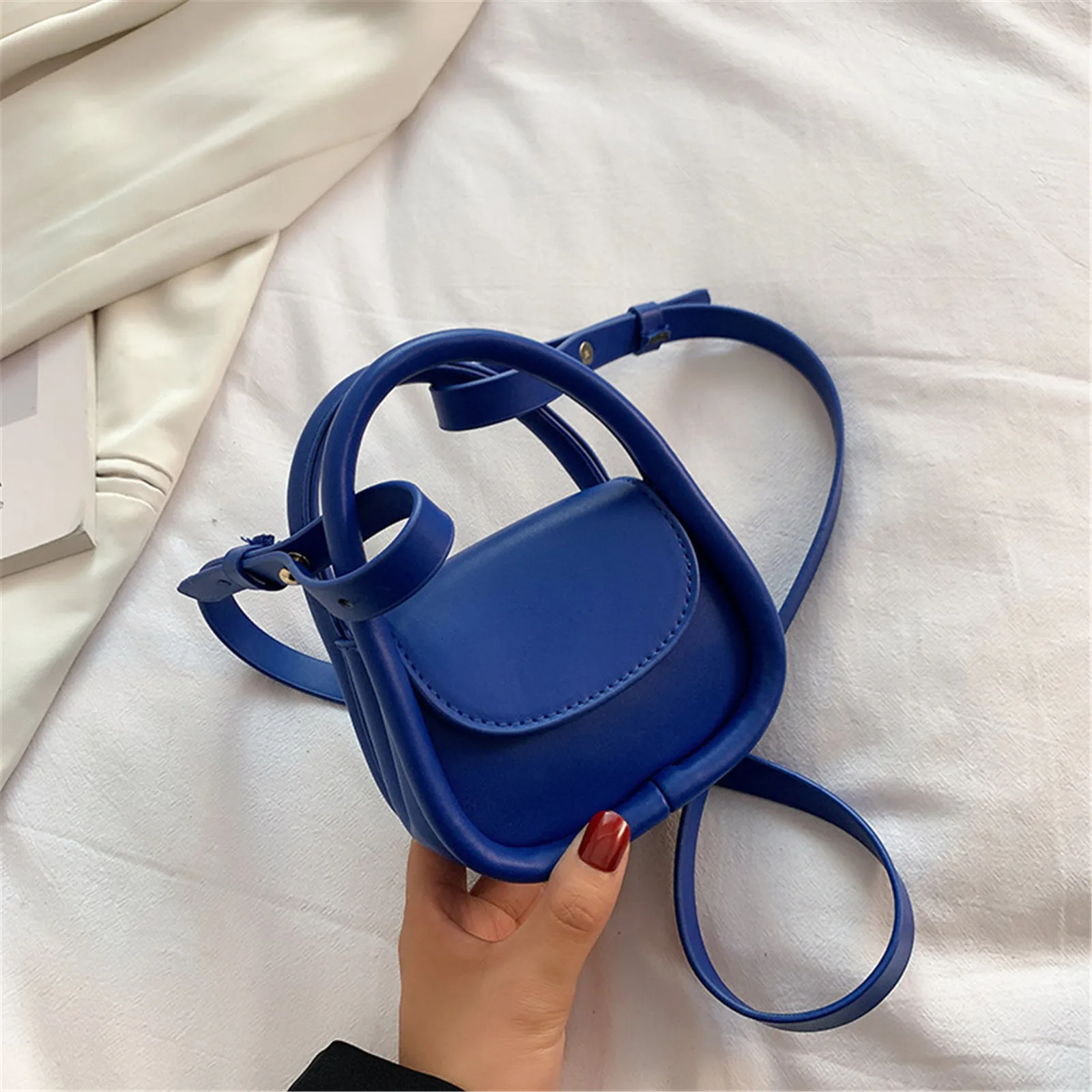 Mini Shoulder Bags Cross Body Bags Pu Leather Small Storage Bags Fashion Designer Handbag Earphone Lipstick Bag