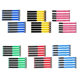 10 Pcs RC Lipo Battery Antiskid Cable Tie Down Straps Durable Hot Sale High Quality Nylon Straps Multicolor RC Accessories
