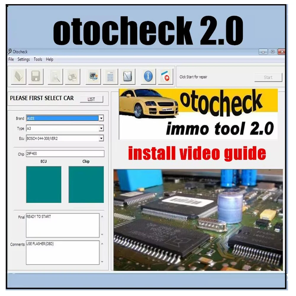 2024 Otocheck 2.0 Immo Tool Newest Cleaner Advanced Immo Repair System for Immobilizer Otochecker Software OTO Check Immo Tool