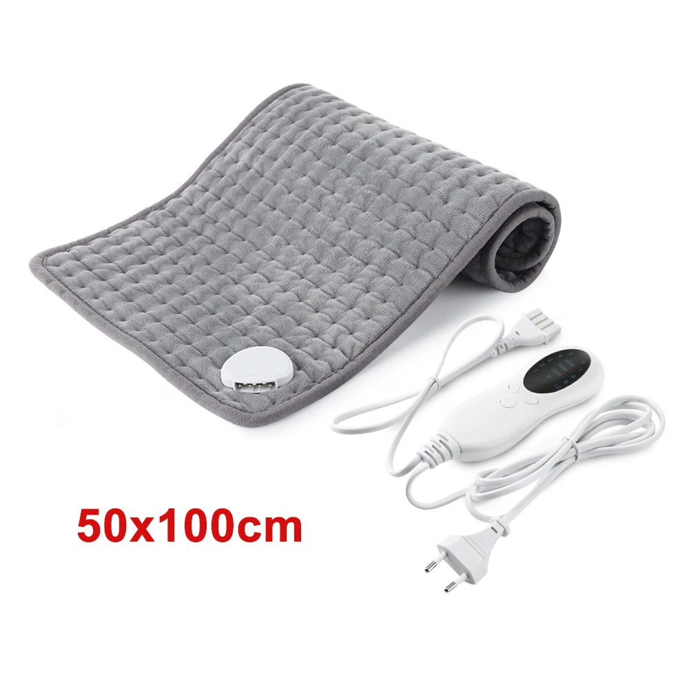 50x100cm Electric Heating Pad for Body Abdomen Back Pain Relief Winter Warmer Blanket Thermal Heated Mat