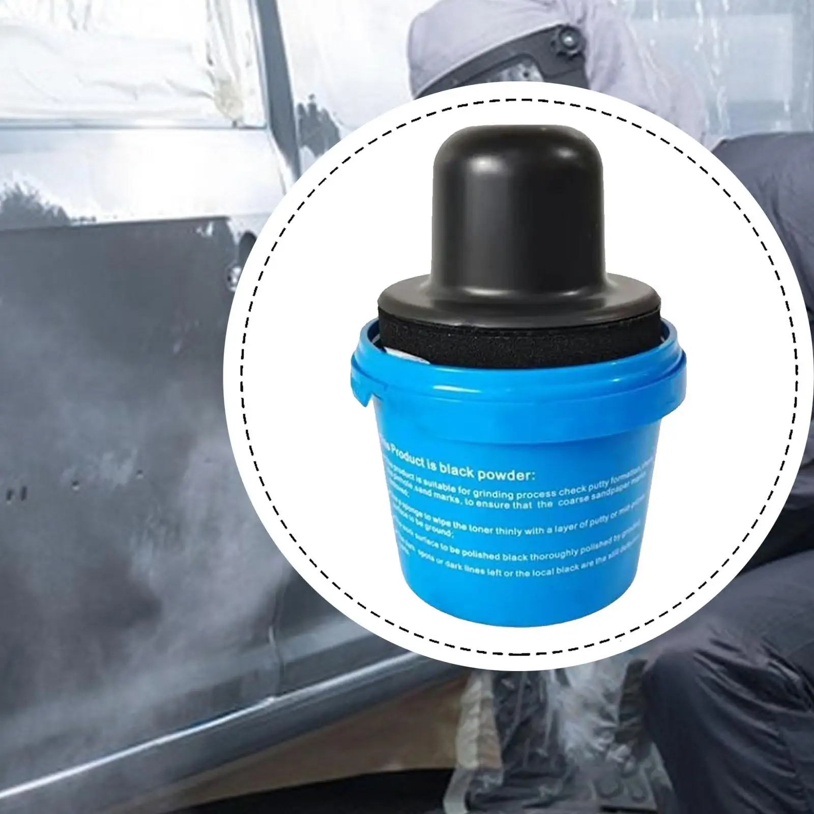 

Dry Guide Coat Kit Auto Body Filler High Strength Powder Labor Saving Repair Tool for Car and Furniture Painting