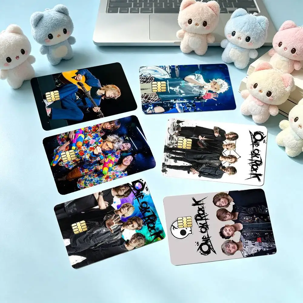 ONE OK ROCK B-Band Credit Card HD Stickers Game Card Decal Small Chip Waterproof Sticker Gift