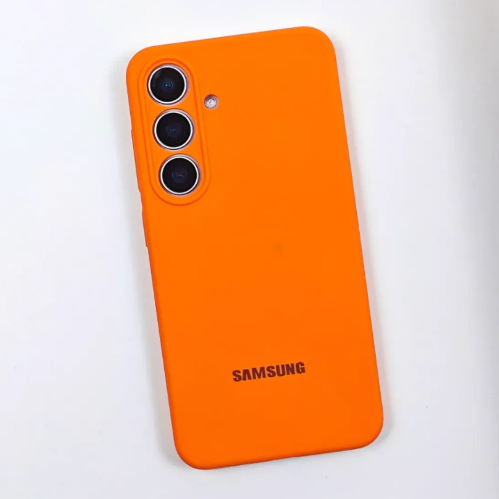 For Samsung Original Silicone Solid Color Phone Case For Galaxy S25 Ultra S26 S23 S24 Ultra S25 Plus S24 FE Case & Official Box