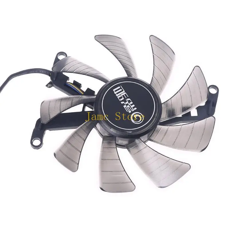 LX0B 1 Pair 85mm 4Pin Cooler Fan Replacement for Galax GeForce 1660 2060 2070 Graphics Card Cooling Fan