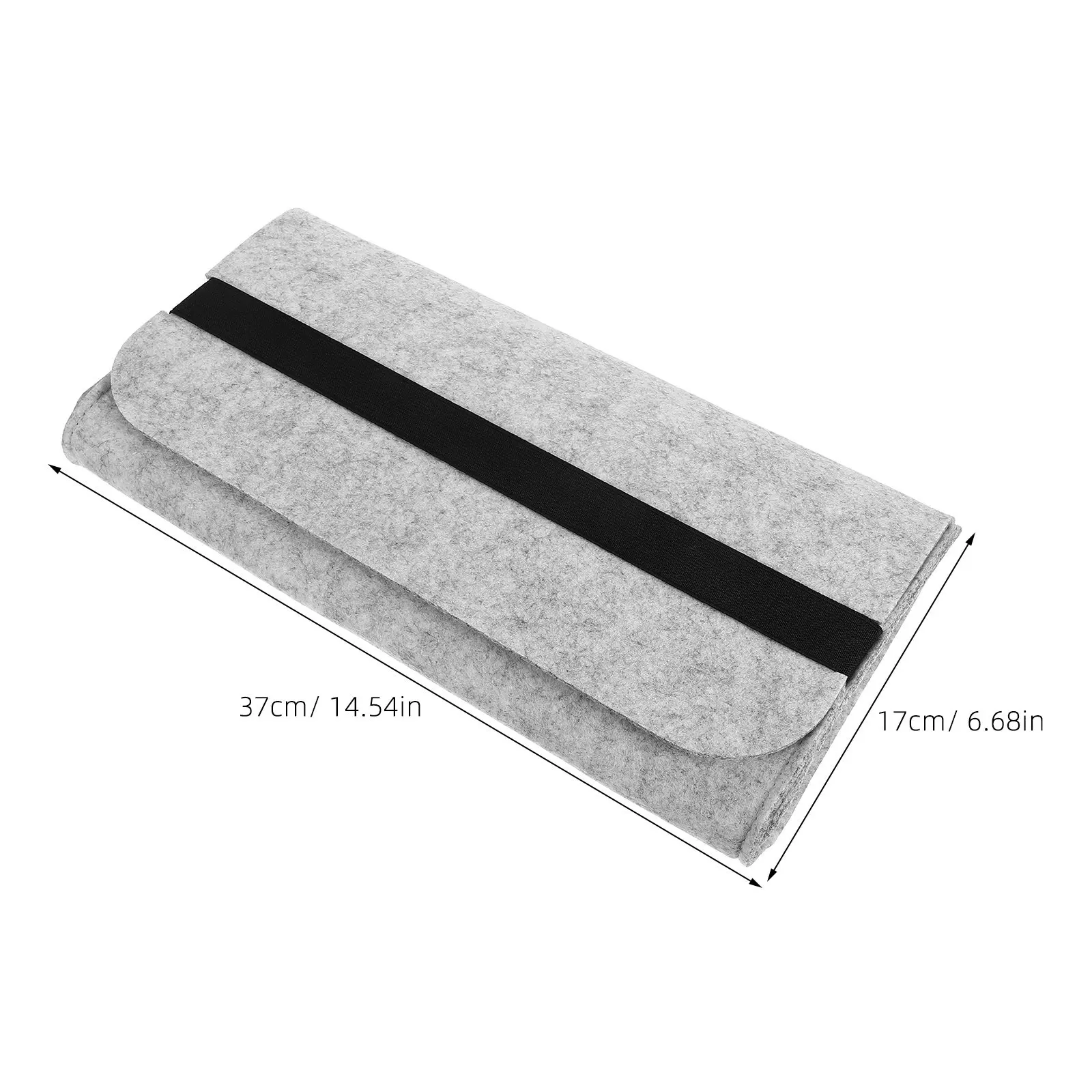 Mechanical Keyboard Case Felt Fabric 87 Keys Waterproof Dustproof Portable Organizer Bag for Gaming Tournament Office Carry Use