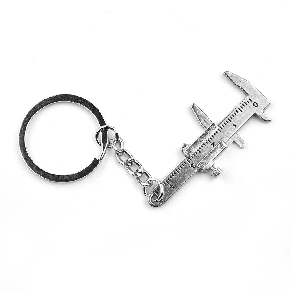 LLavero de calibrador Vernier, herramienta de medición portátil, regla de escala para coche, prueba de medición precisa, herramienta Manual, 0-40mm