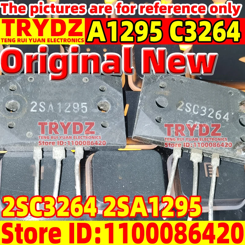 3-1pcs Original New 2SC3264 2SA1295 A1295 C3264 MT-200 High Power Audio Amplifier Transistor