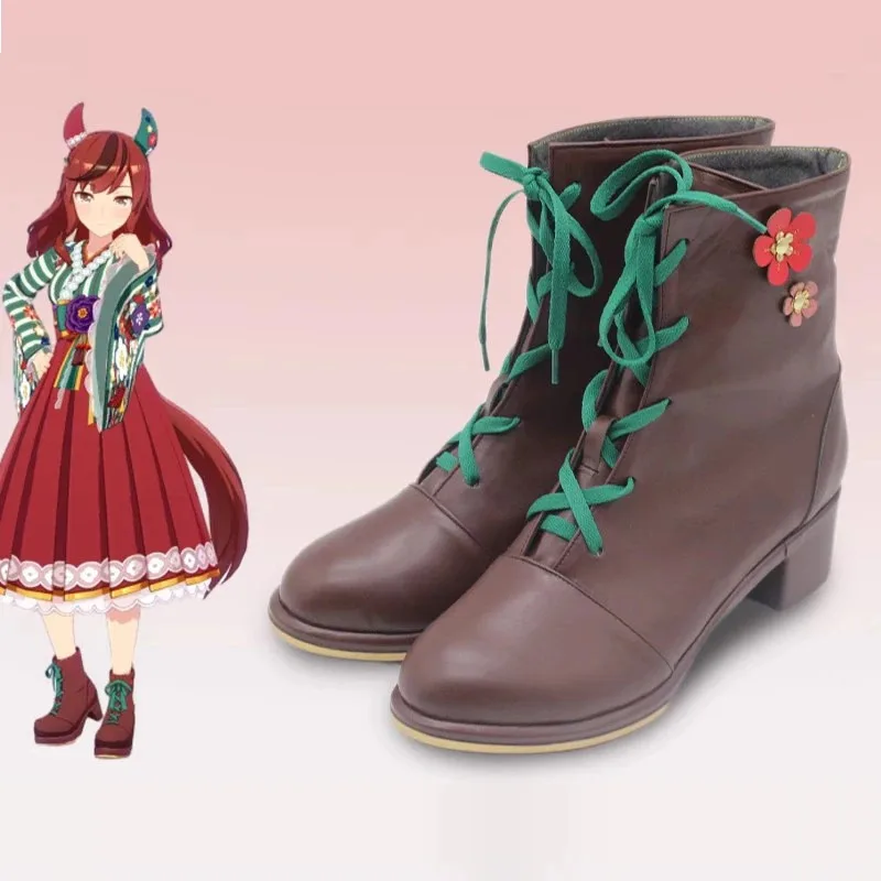อะนิเมะ Umamusume Pretty Derby รองเท้าบูทแนวธรรมชาติ สำหรับงานฮาโลวีน งานคาร์นิวัล คอสเพลย์ ปาร์ตี้  อุปกรณ์เสริมสำหรับชุดแต่งกาย ty'4