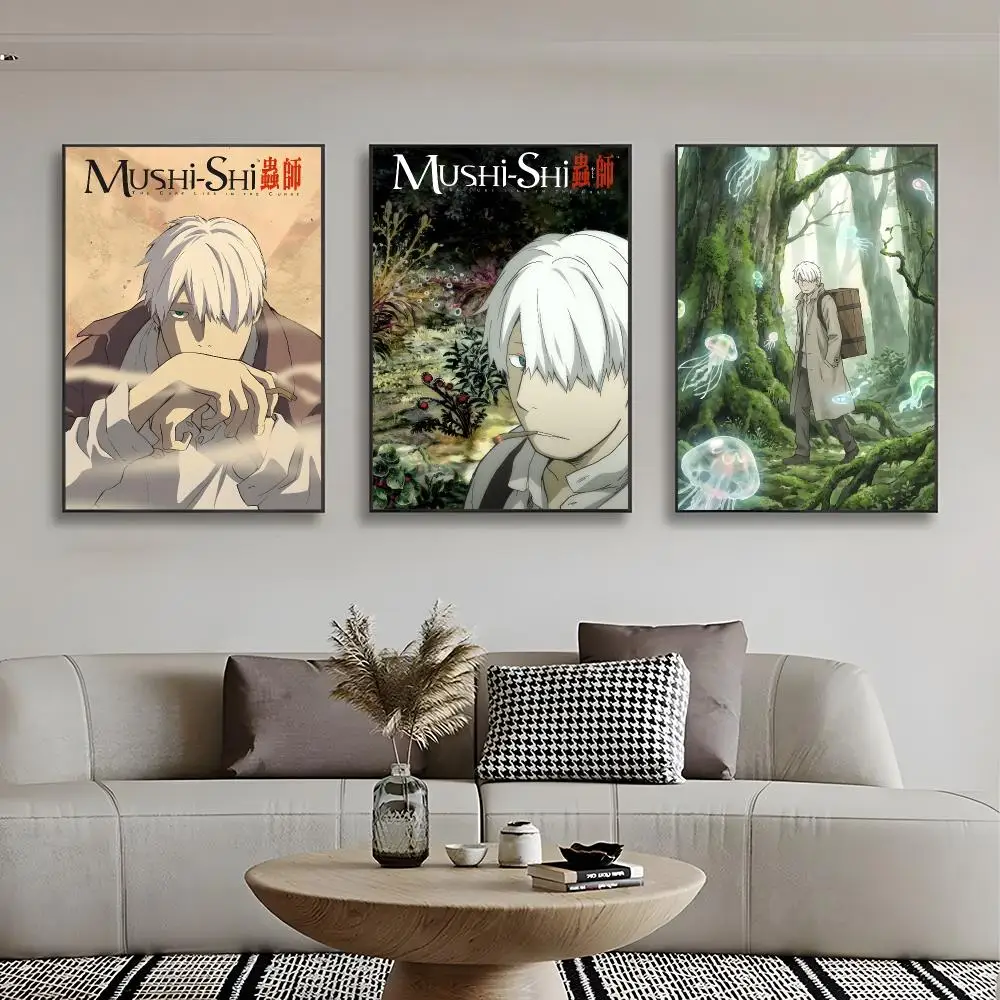 Healing Anime Mushishi Poster Wall Art Print Decorative Mural Home Decor Gift Unframed view 3