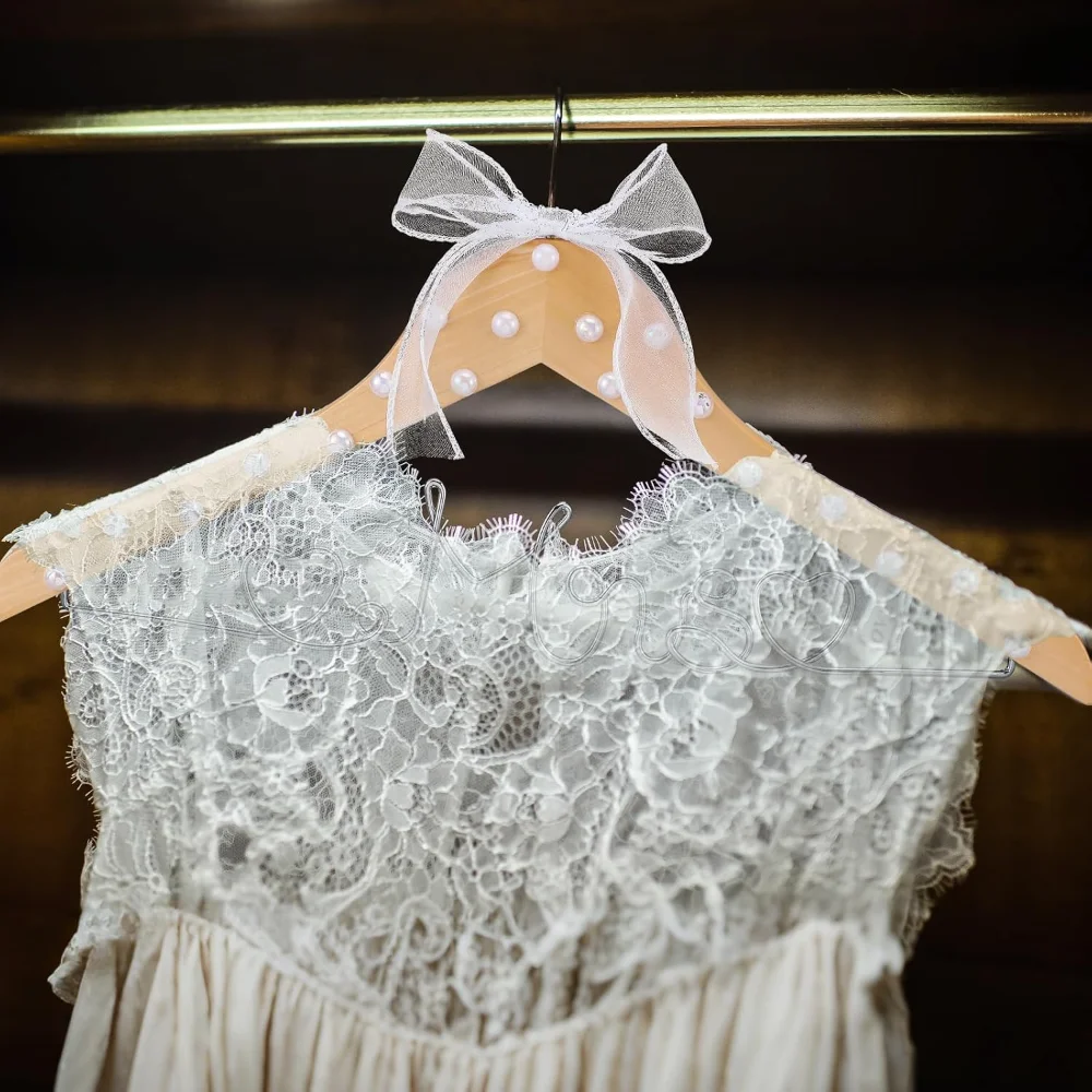 Holzperlen-Dekor, Brautkleid-Aufhänger, Brautparty, Hochzeitsgeschenk für die zukünftige Braut, Brautparty-Zubehör – Detail 4