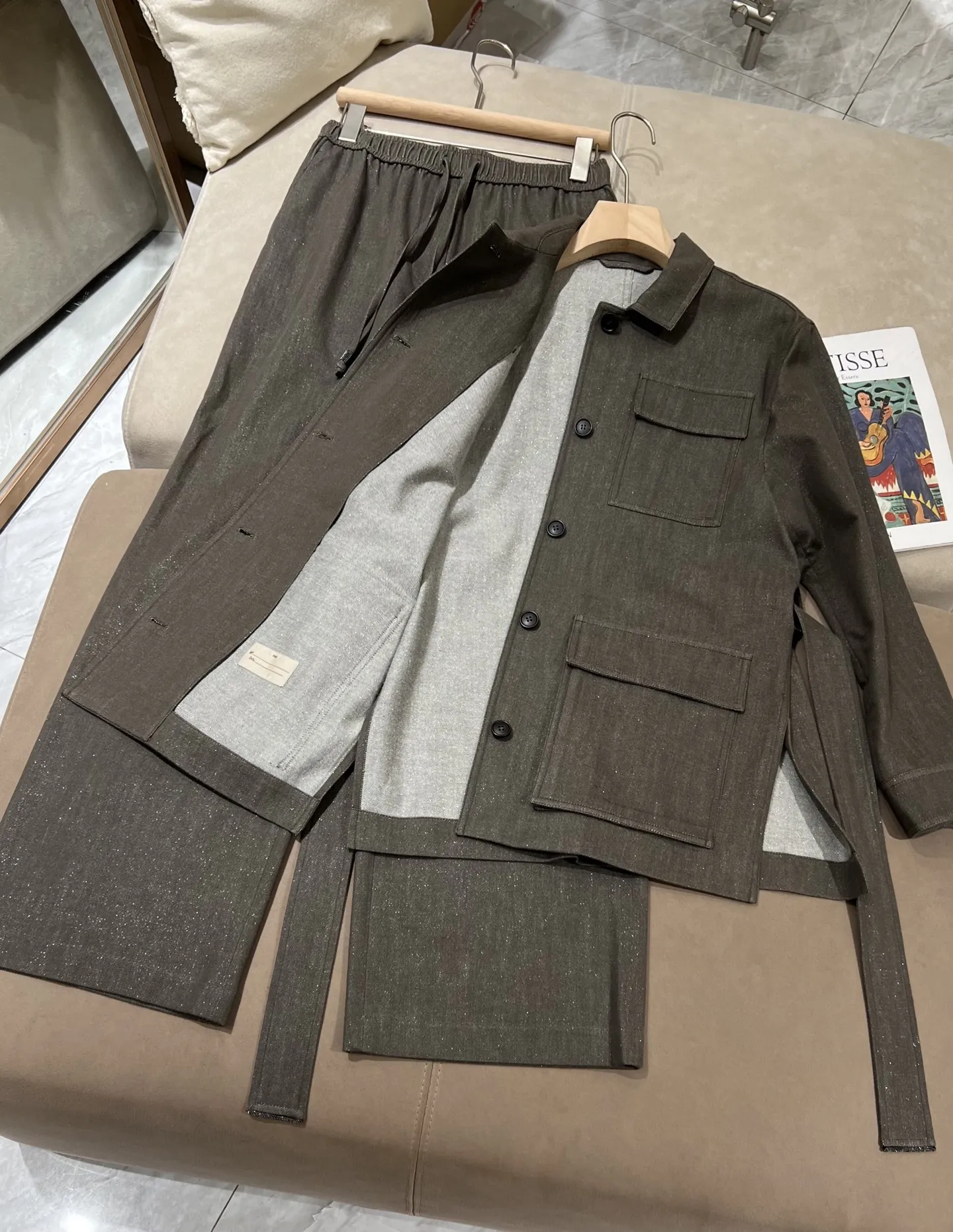 Dames Herfst Tweedelig Set: Ge - Women'S Fashion Utility Jacket recensie en prijs