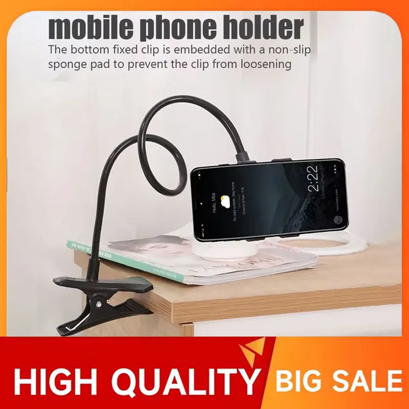 Universal Mobile Phone Holder Flexible Lazy Holder Adjustable Cell Phone Clip Home Bed Desktop Mount Bracket Smartphone Stand