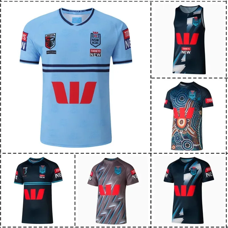 

2023 NSW Blues State Of Origin Home / Away / Indigenous / Training Rugby Jersey - Mens Size:S-5XL（Print Name Number）Top Quality