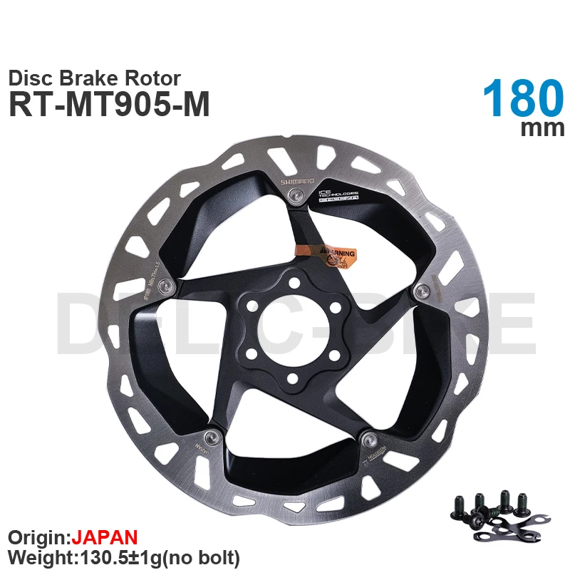 SHIMANO - 6-Bolt Type - Disc Brake Rotor  RT-MT905 - ICE TECHNOLOGIES FREEZA - 203/180 mm