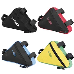 Mountain Bike Bag Triangle Waterproof Cycling Bag Front Tube Frame Bag Bicycle Accessories