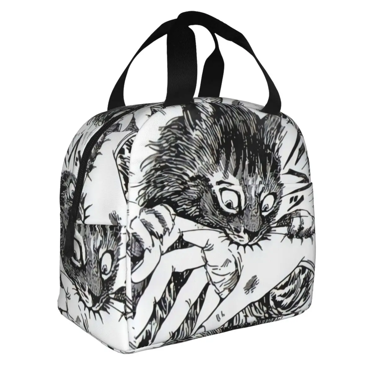 

Мой милый кот Tomie Junji Ito Horror Манга Изолированная сумка для обеда Герметичная сумка-холодильник Ланч-бокс Tote Школьная уличная сумка для хранения еды