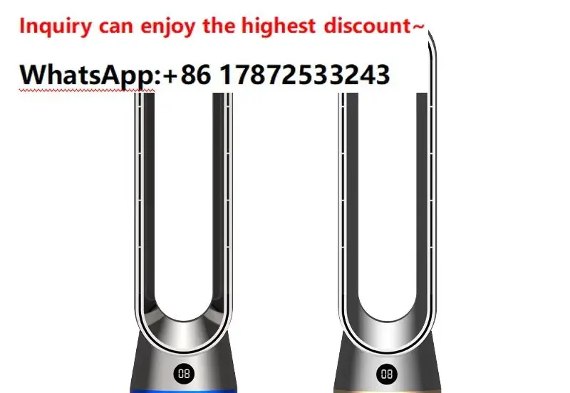 2025 Smart Remote Control 50 Inch Bladeless Cooling Tower Fan With Replaceable Hepa air Purifier Fan