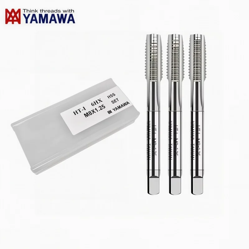 1set=3PCS Japan YAMAWA Hand Taps Set Metric Thread Sizes M2-M10 Straight Tap for Precision Threading Work