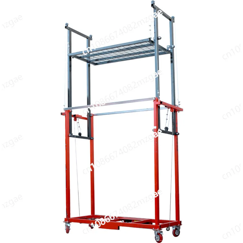 Electric scaffolding lift Mobile foldable new lifting platform Indoor and outdoor decoration site hoist