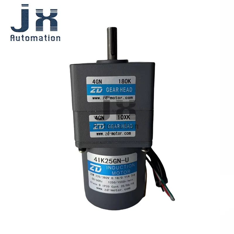 

ZD 25W 220V AC Induction Motor 41K25GN-U+4GN10XK+4GN180K