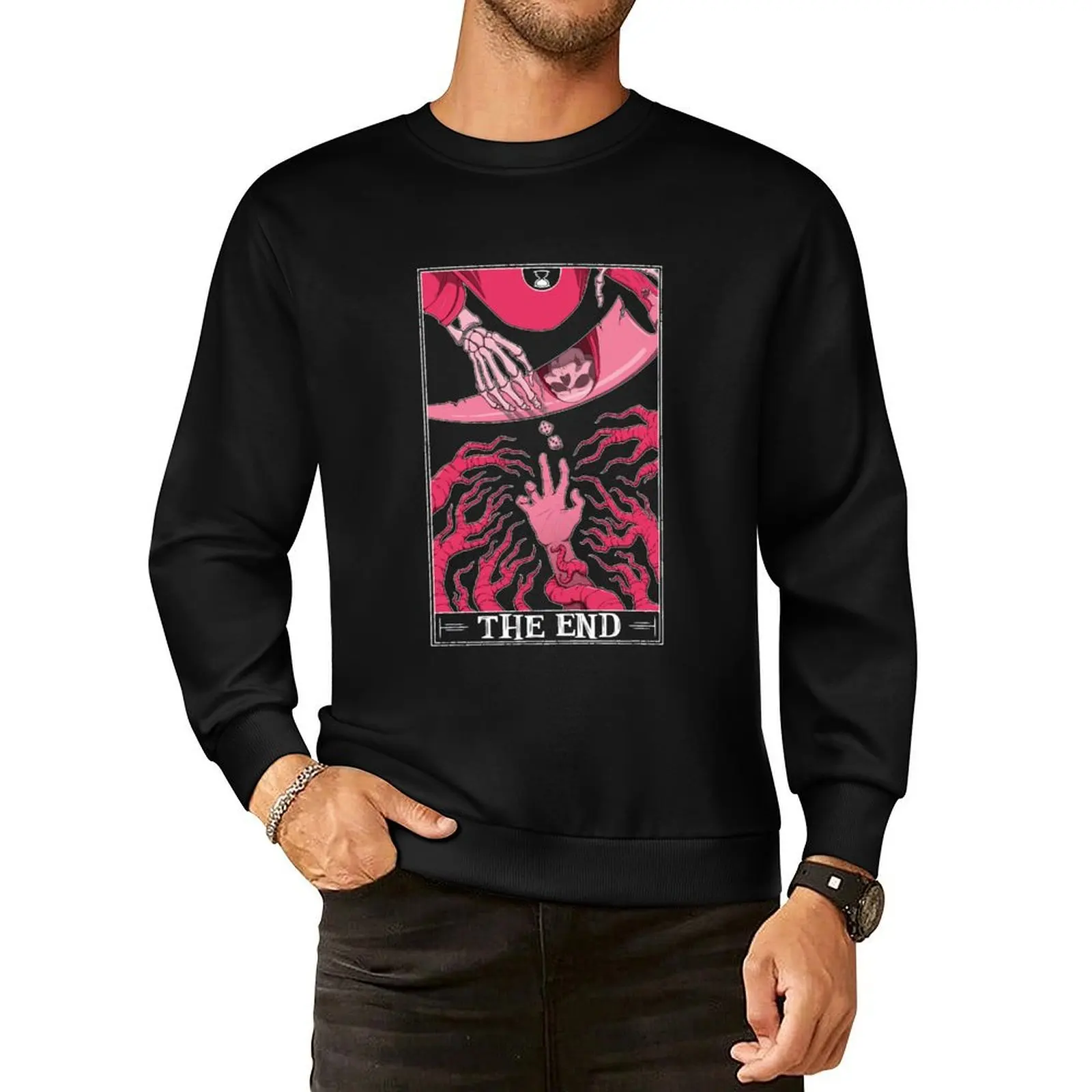 The End Tarotesque (Dark) Pullover Hoodie autumn clothes men's coat men's sweatshirt