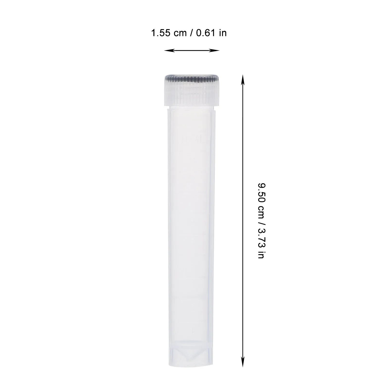 10Pcs 10Ml to Use Cryovial Tubes for Cryopreservation Lab Freezing Applications Sample Tubes Plastic Cryovial Tube