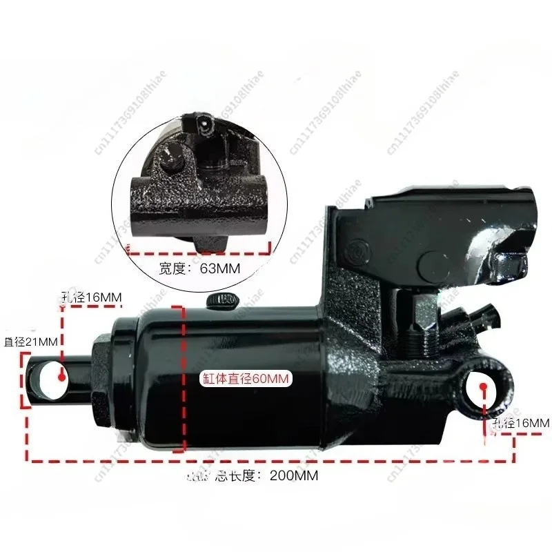 Horizontal jack accessories 2 tons hydraulic jack oil pump assembly piston oil cylinder pump body pump core assembly maintenance