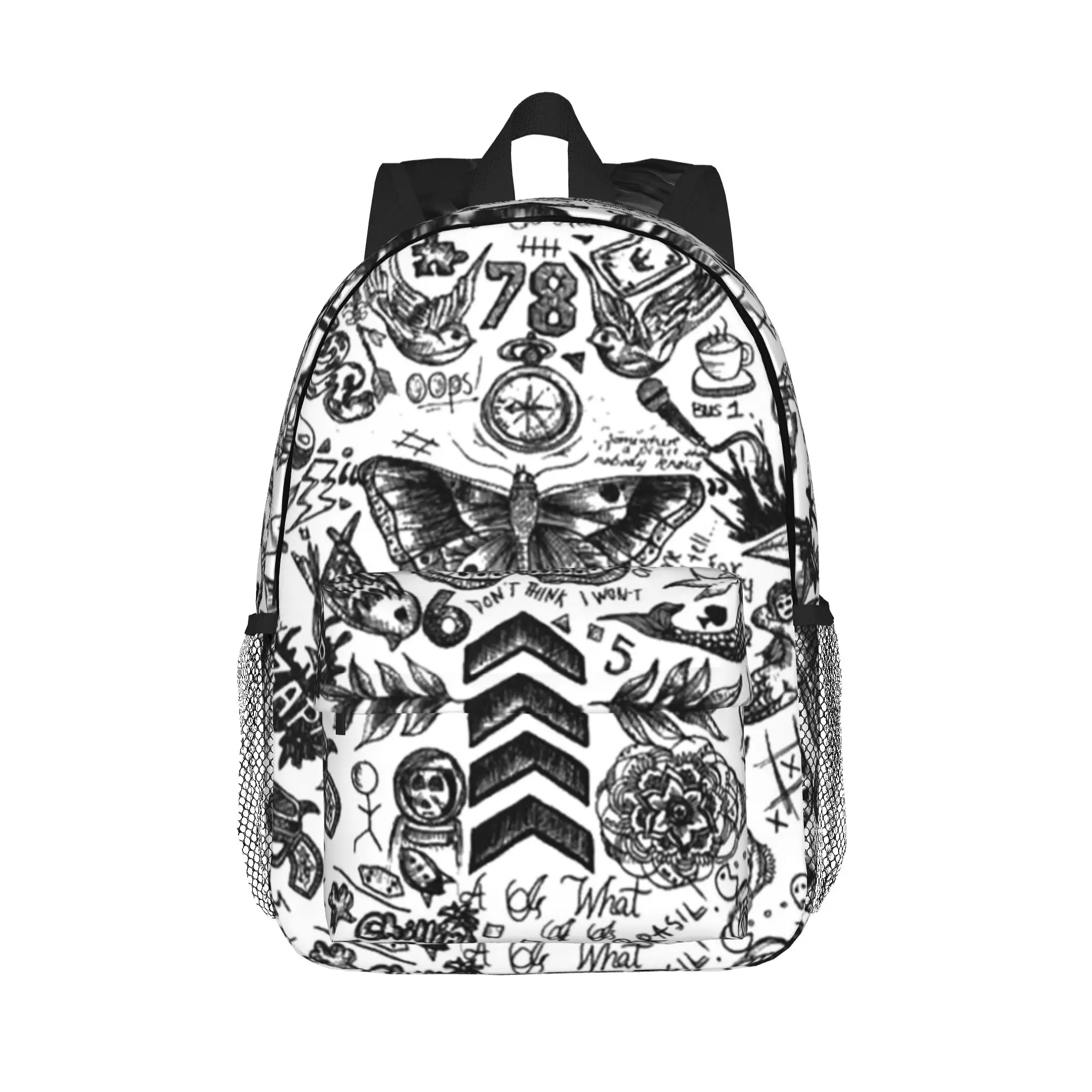 Mochila One Direction - Tattoos, gran oferta, mochila de gran capacidad para niños y niñas, bolsos de hombro para hombres y mujeres, mochila escolar