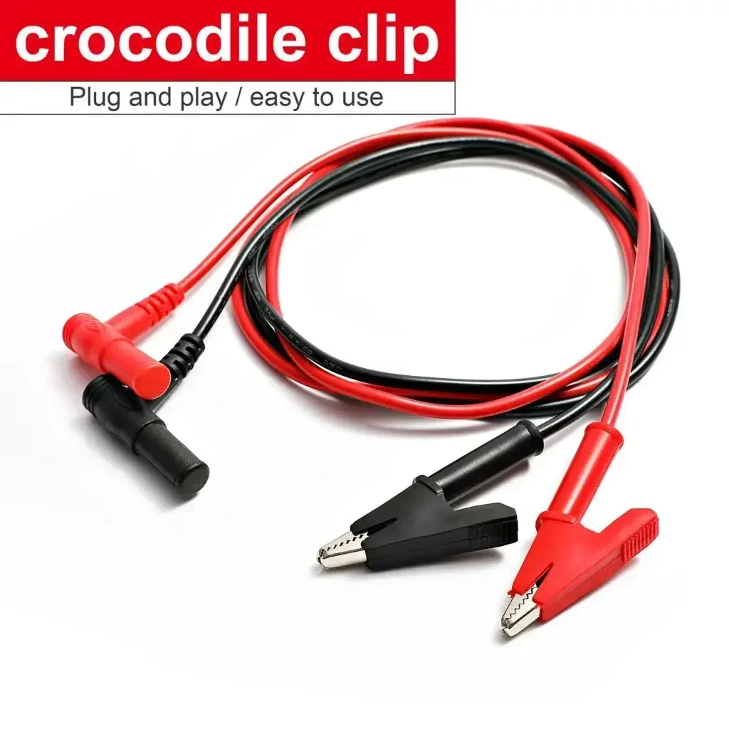 1000V 20A Probe Test Lead for Digital Multimeter,crocodile Clip, Needle Tip Meter, Multimeter Tester Lead Probe Wire Pen Cable