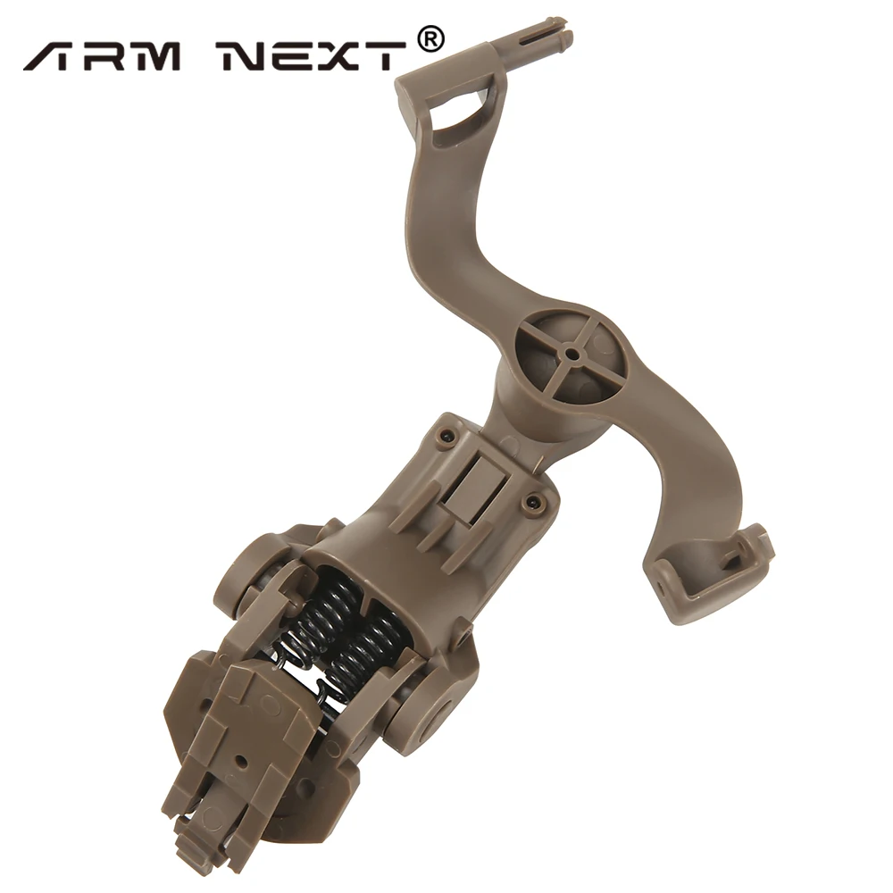 Imagem -06 - Tiro Fone de Ouvido Kit Suporte Multi-ângulo Rotação Capacete Ferroviário Adaptador Caber Ops Núcleo Arco e Equipe Wendy M-lok Ferroviário Fone de Ouvido Montagem