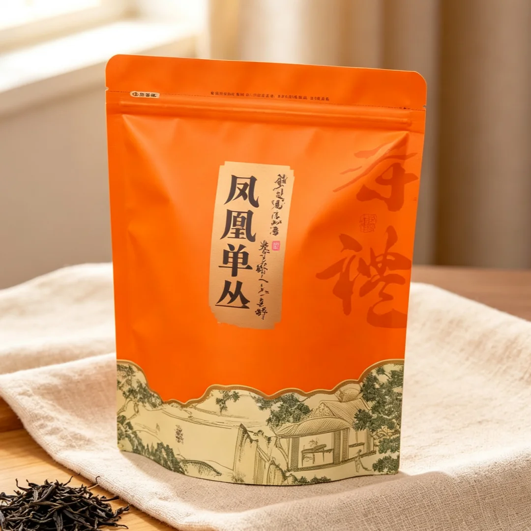 China Fenghuang Dancong Oolong Zipper Bag Phoenix Oolong Tea Seal Self-supporting Dancong Basic Recyclable Sealing bag 250g