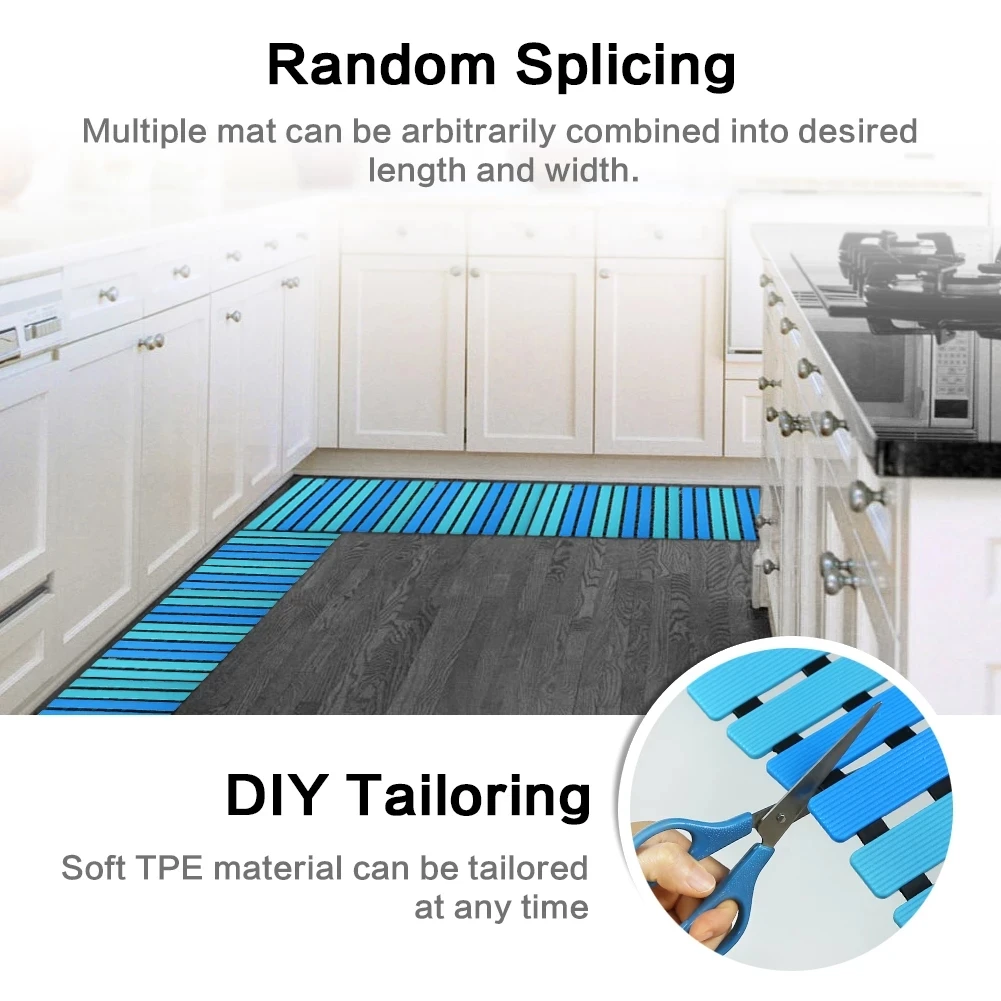 Shower Bath Mat Non-Slip Bathroom Mat Household Kitchen Bathroom Children\'s Protection Carpet Shower Safety Anti-mold Mats