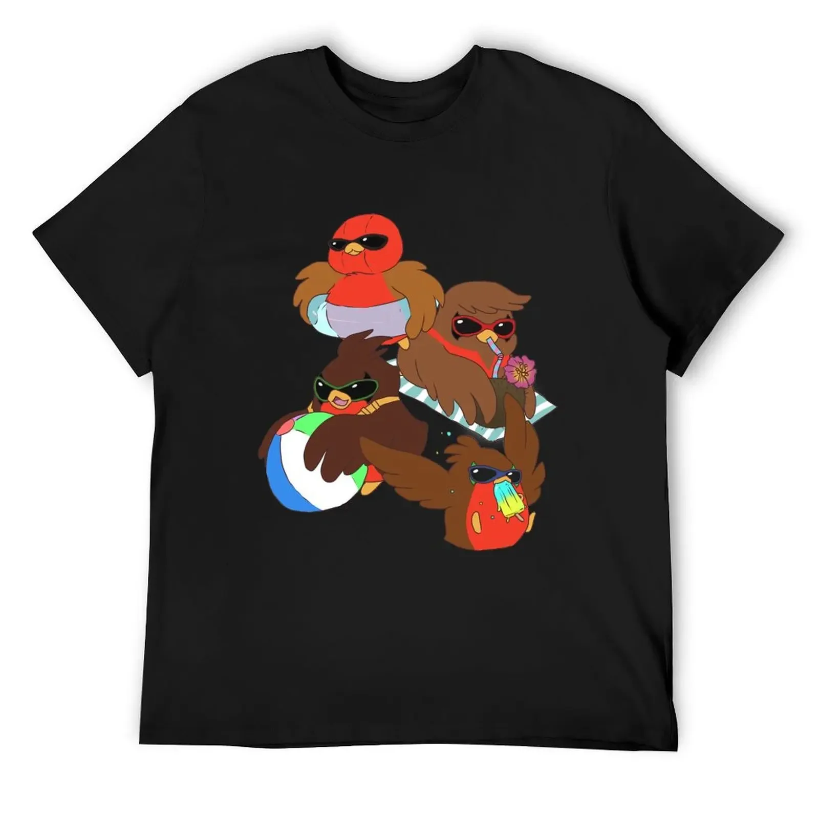 

Go!Robins! - Summer Time! T-Shirt customs shirts graphic tee funny costumes man clothes oversized t shirt men