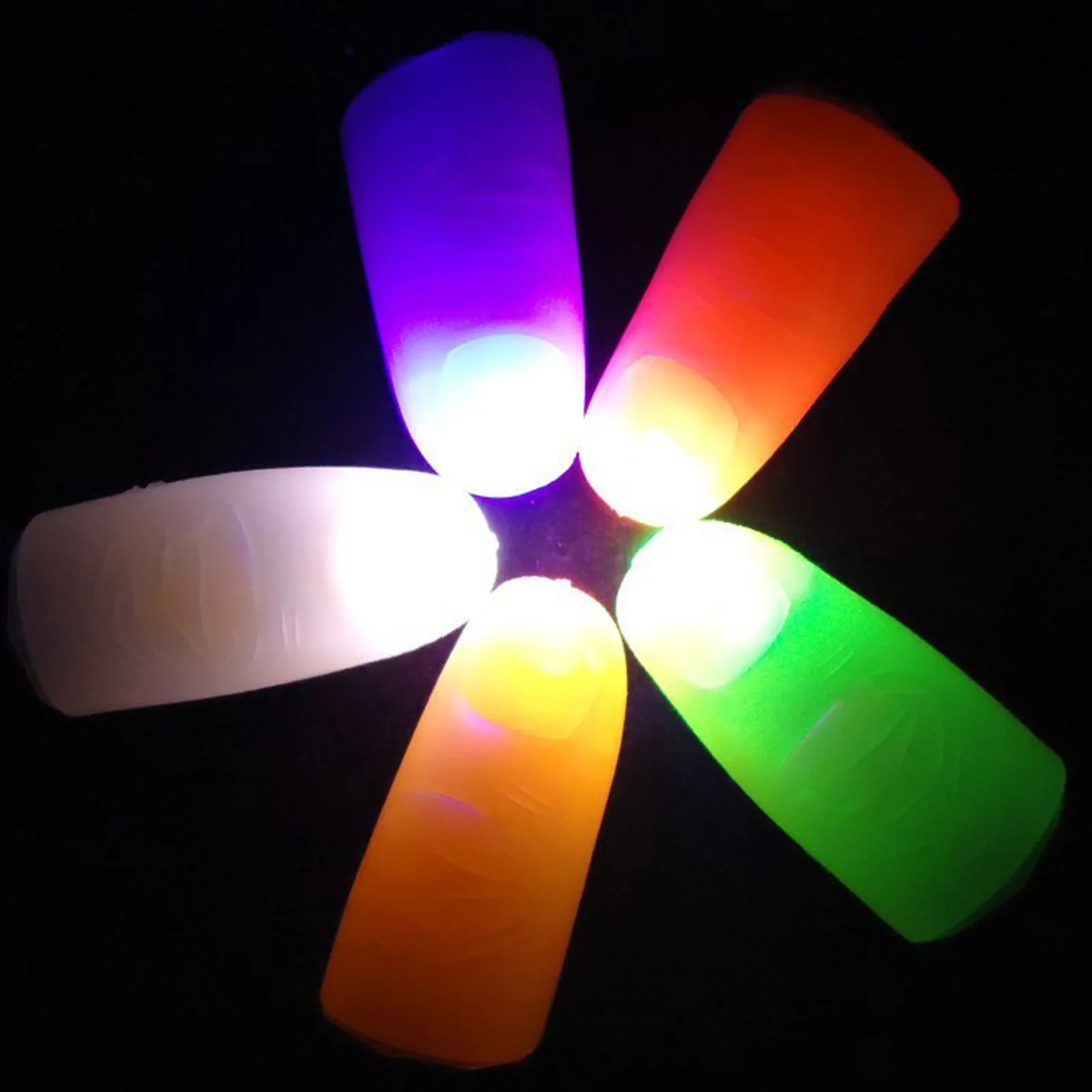 LED Light Up Trick Thumb Prop Realistic Vinyl Fake Hand for Stage Show Party Performance Magic Toy Gifts