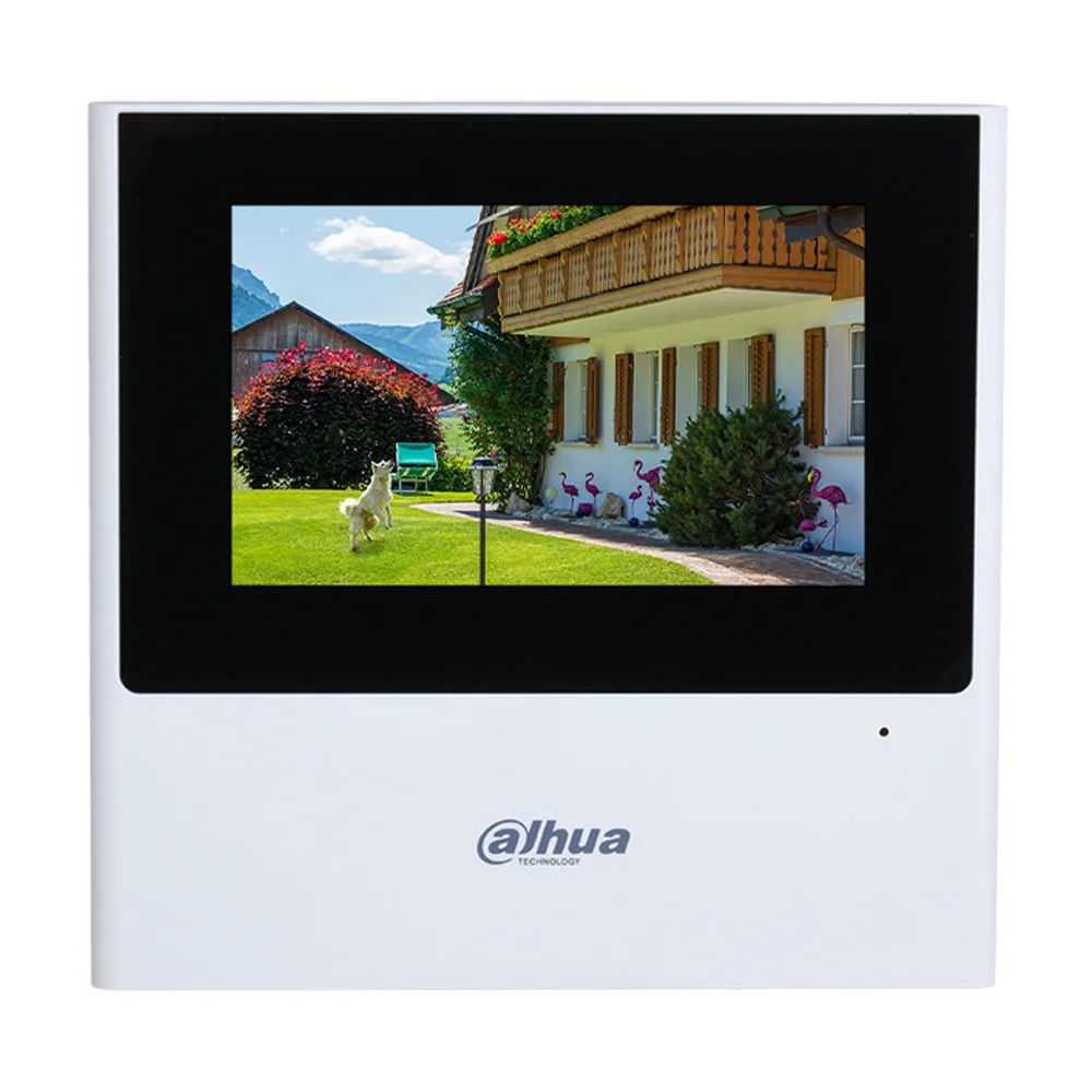 Il monitor da interno Dahua TFT IP e Wi-Fi da 4,3" supporta sbloccare la porta Videocitofono con controllo dell'ascensore PoE VTH2611L-WP