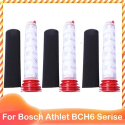 Juego de filtros de espuma Hepa de repuesto para aspiradora inalámbrica Bosch Athlet BCH6, serie BCH65PET BCH6L2560, recargable