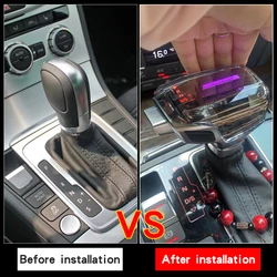 For Volkswagen Vw Golf Mk 6 7 Passat B7 B8 Tiguan Mk2 Dsg gear Knob Electronic Led Crystal Shift Handle Automatic Gearbox Handle
