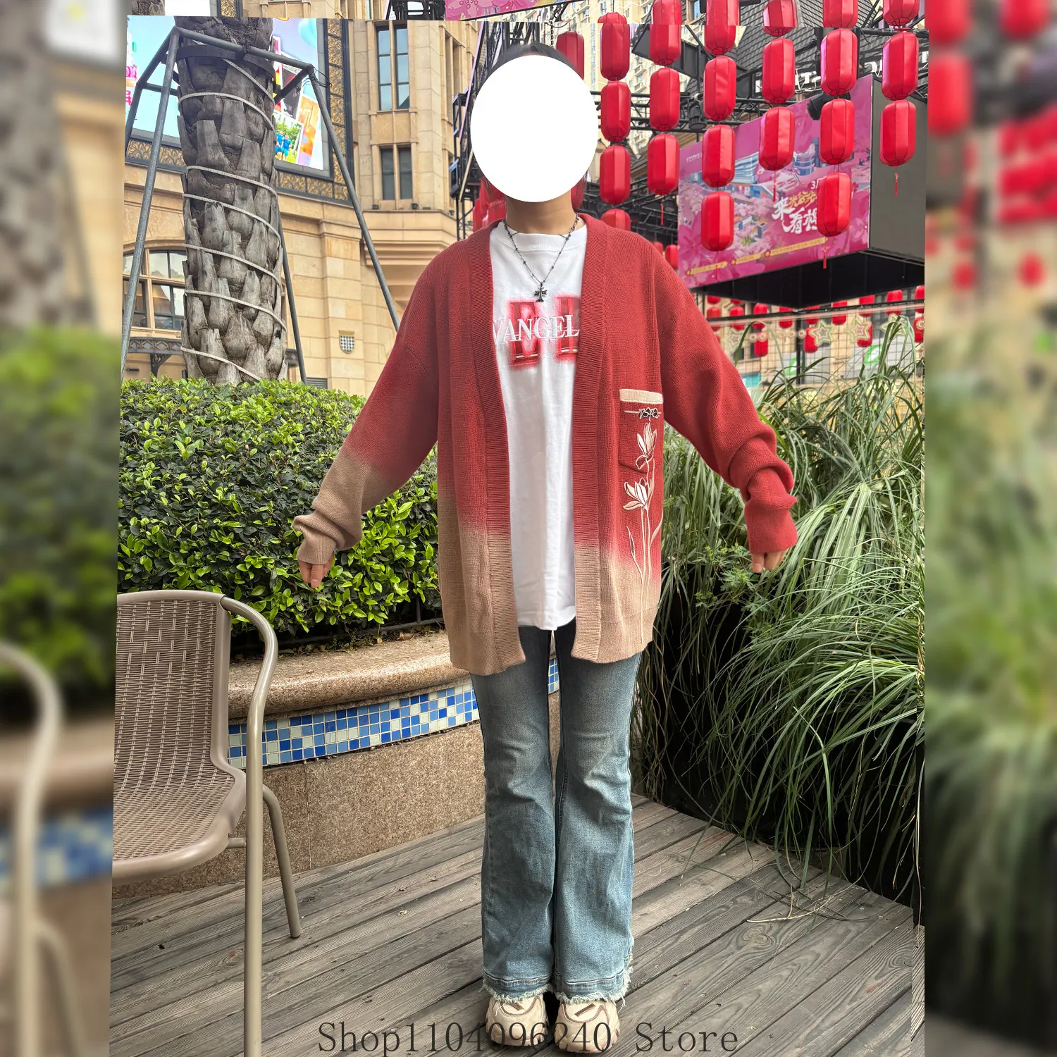 

Anime Game Unisex Long Sleeves Tops Sweaters Love and Deepspace Zayne Daily Cotton Gradient Cardigan Sweater Cosplay
