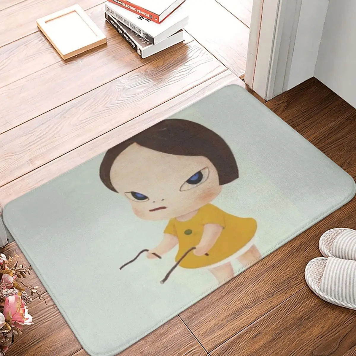 

Yoshitomo Nara Non-slip Doormat Floor Mat Durable Carpet Rug for Kitchen Entrance Home Balcony Footpad Mats