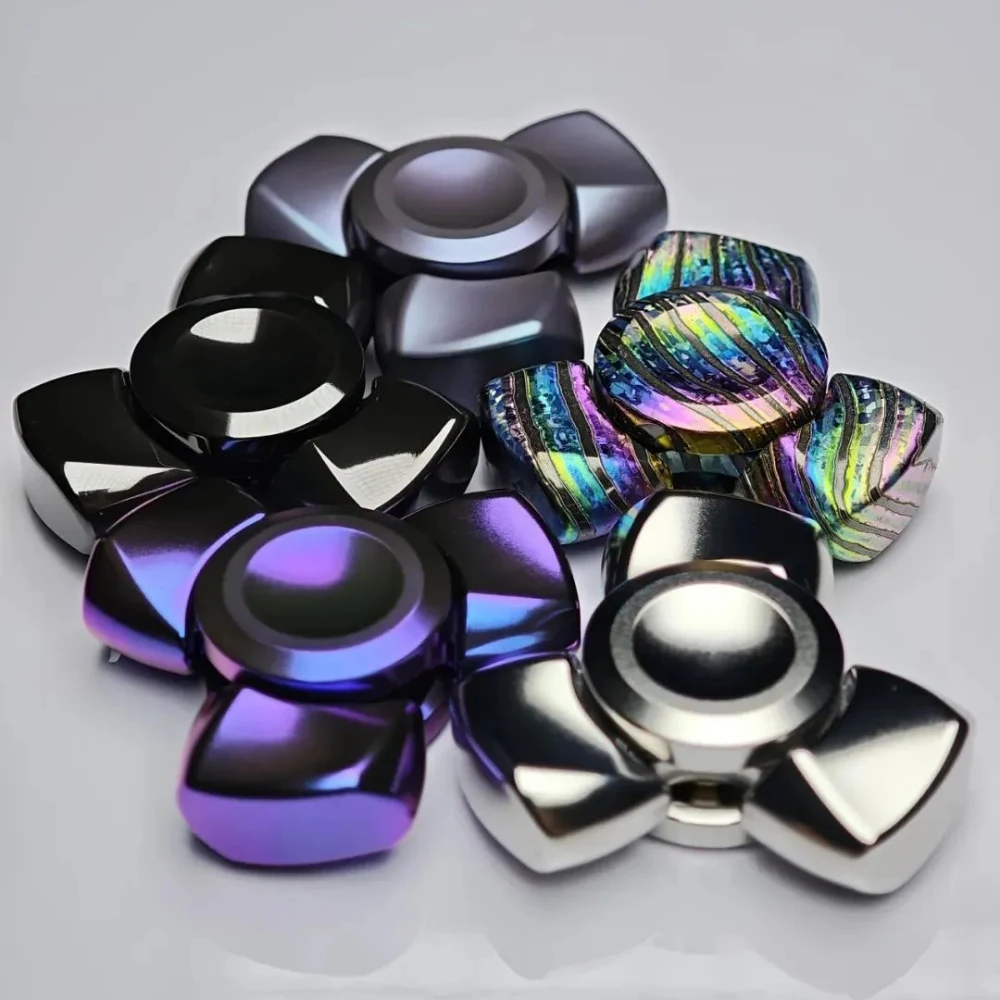 MOS EDC ZEN AIR Zirconium Fidget Spinner Fidget Toys For Adults Anxiety Relief Gadgets Original Designs
