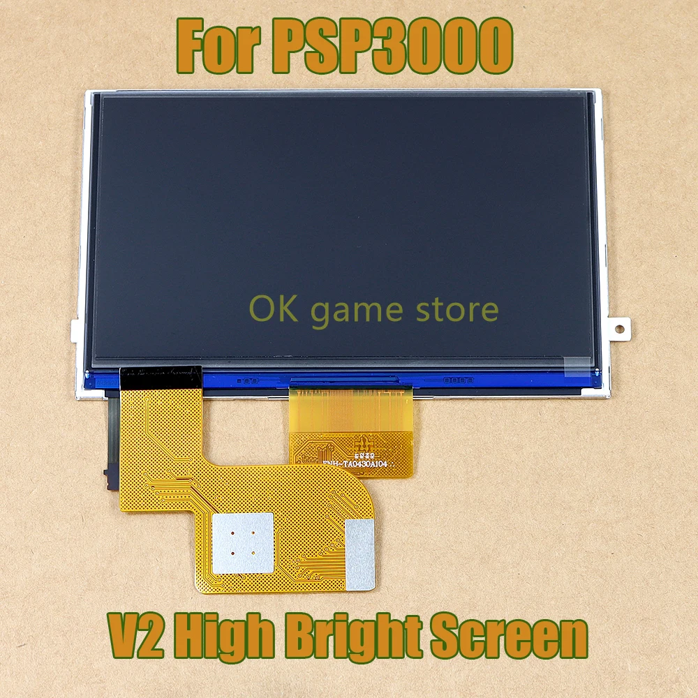 

1 шт. экран V2 высокой яркости для PSP3000 V2, IPS LCD-дисплей для игровой консоли PSP 3000, аксессуары