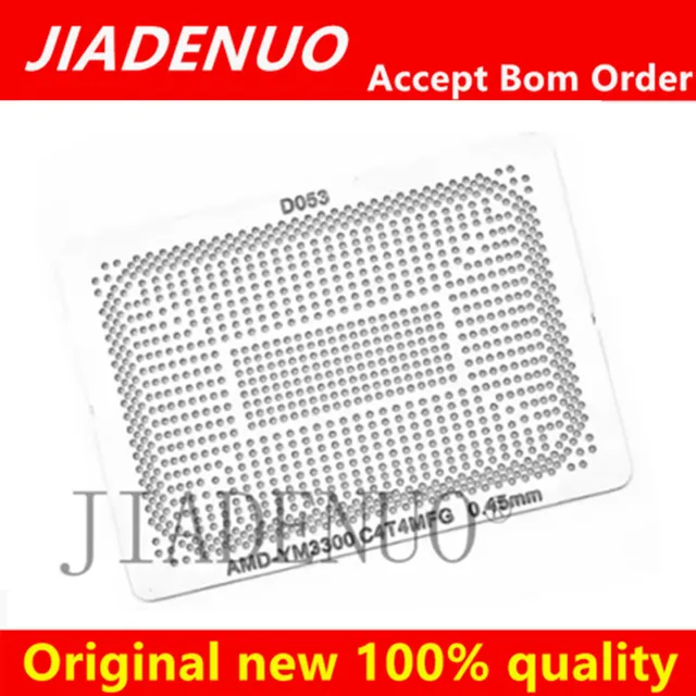 Ogrzewanie bezpośrednie R7-5700U 100- 0000000371   R7-4800H 100- 000000098   R3-4300U 100- 000000085    Szablon 0,4 mm