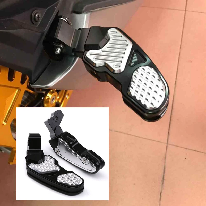 

Suitable for Honda Honda PCX125 150 Motorcycle Rear Pedal Modified Aluminum Alloy Reinforced Rear Pedal Rest