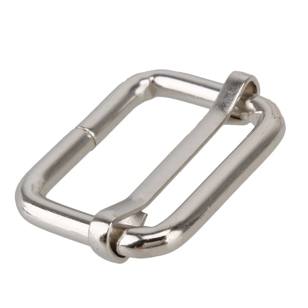

20pcs 20mm Metal Sliding Bar -glides Wire-formed Roller Pin Buckles Slider Strap Adjuster (Silver)