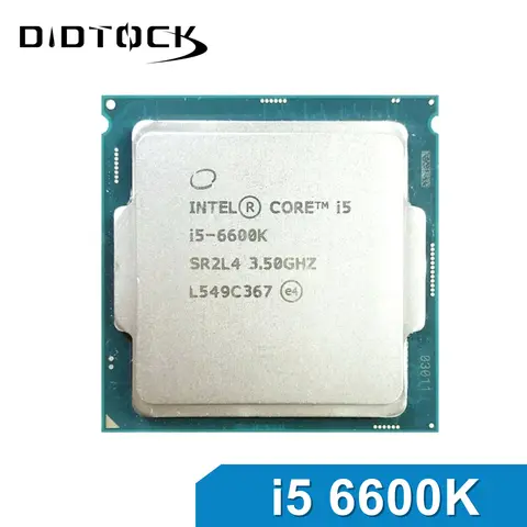 Intel Core i5 6600K CPU 3.5Ghz Socket LGA 1151 Quad Core SR2L4 Desktop Processor