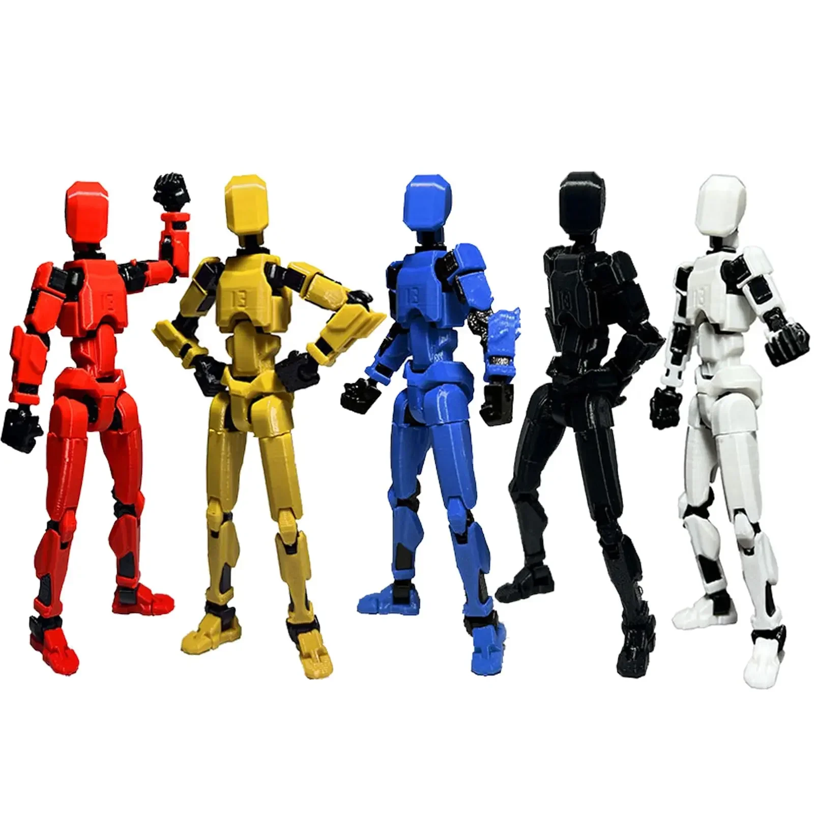 T13 Action Figure,Titan13 Action Figure Robot ,3D Printed Multi Jointed Model, Dummy 13 Figures Desktop Decorations Game Gifts