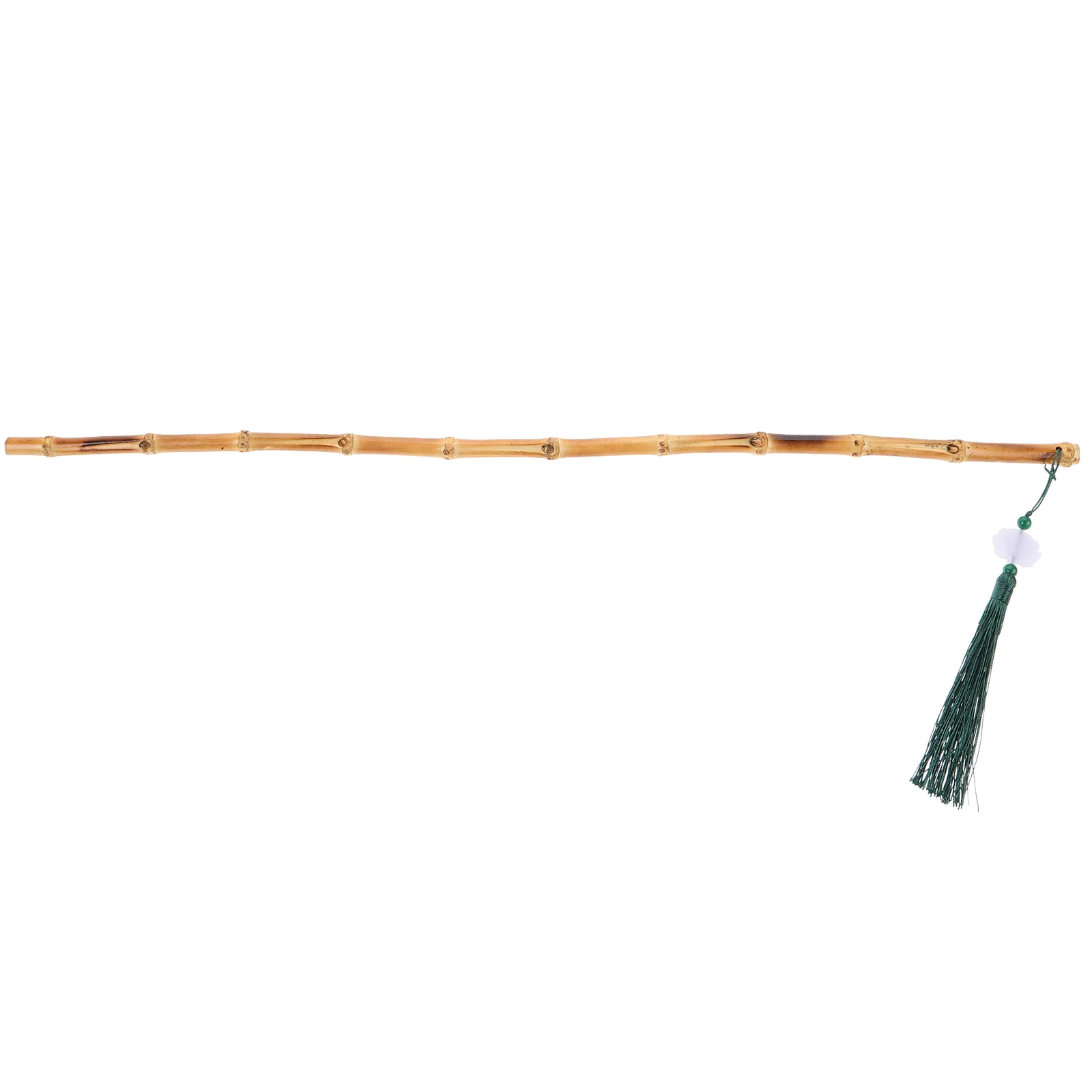 عصا يوجا جذر الخيزران قابلة للطي وطول قابل للتعديل وخفيفة الوزن للمشي لمسافات طويلة وتسلق الجبال والتخييم للاستخدام في الهواء الطلق نونسليب