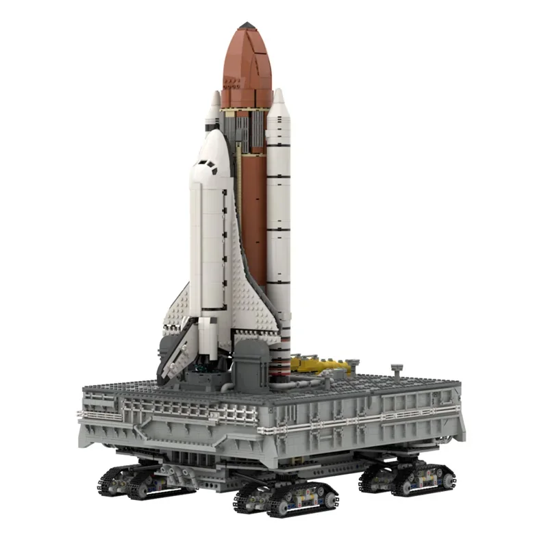 MOC Space Shuttles Expedition Shuttle Building Blocks Space Shuttle Transportation Vehicle Base Bricks Model Toys for Kids Gifts