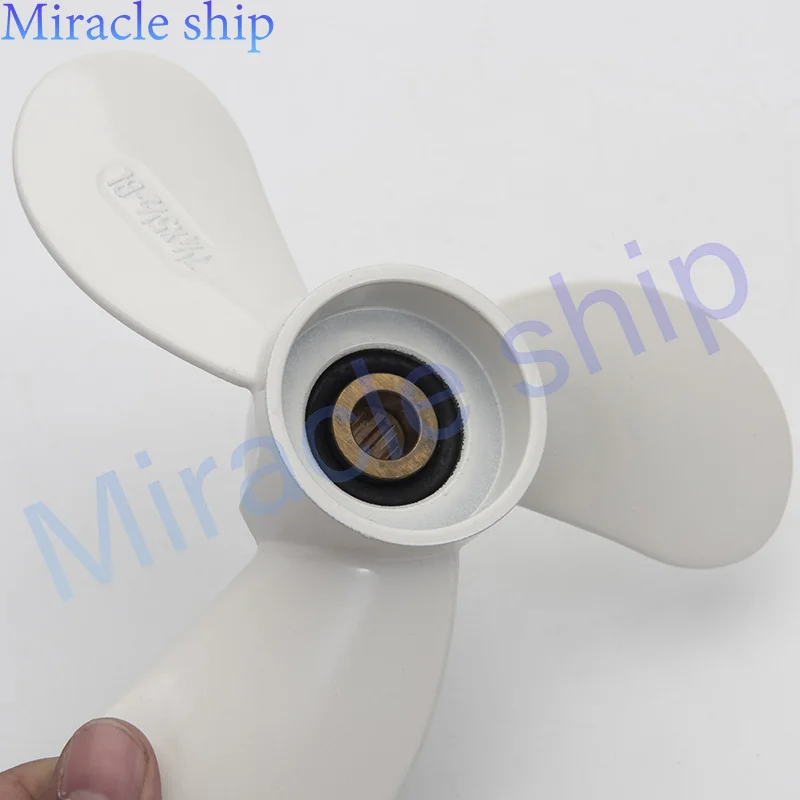 

6L5-45949-00-EL подвесной пропеллер 3X7-1/4x5-1/2-BL для Yamaha Outbaord 2T 3HP 4T F2 F2.5 6L5-45949 аксессуары для лодочных двигателей