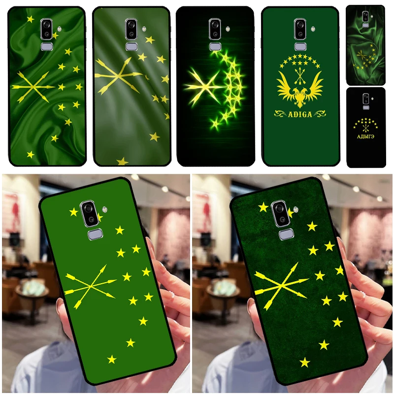 Adygea Circassian Flag For Samsung Galaxy M12 M32 M52 M31 M55 M15 M11 M21 M13 M33 M35 M53 M14 M34 M54 M06 M16 Case